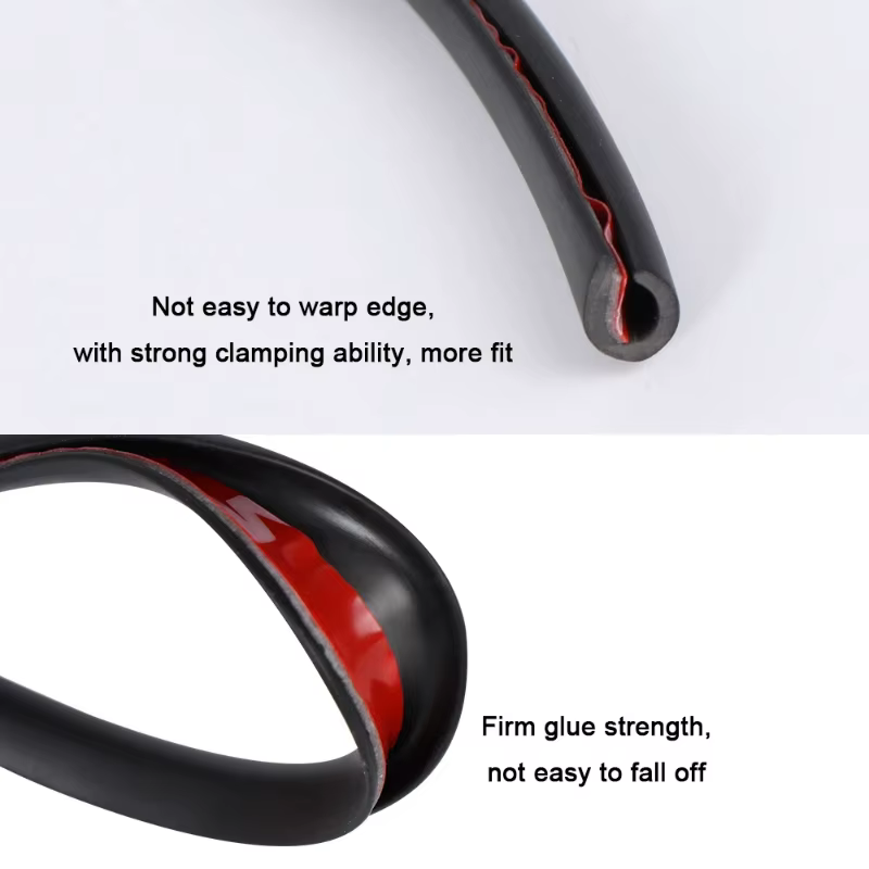 Bandes transparentes de protection contre les rayures pour bord de porte de voiture, 5M, bande d'étanchéité Anti-collision pour porte de voiture, bande transparente anti-rayures