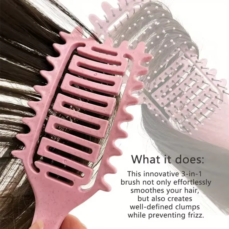 Brosse coiffante pour définir les boucles