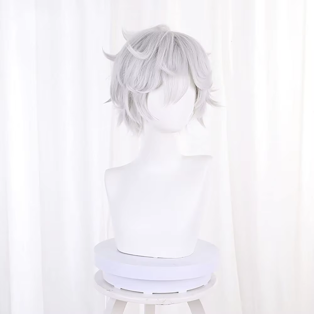 Gabimaru Anime Jigokuraku Perruque Courte Bouclée pour Hommes et Garçons