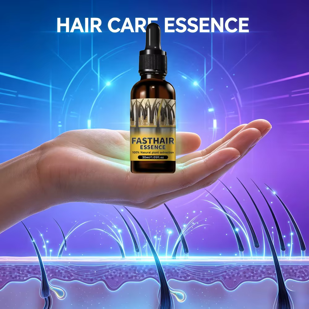 Essentiel pour la croissance des cheveux clairsemés