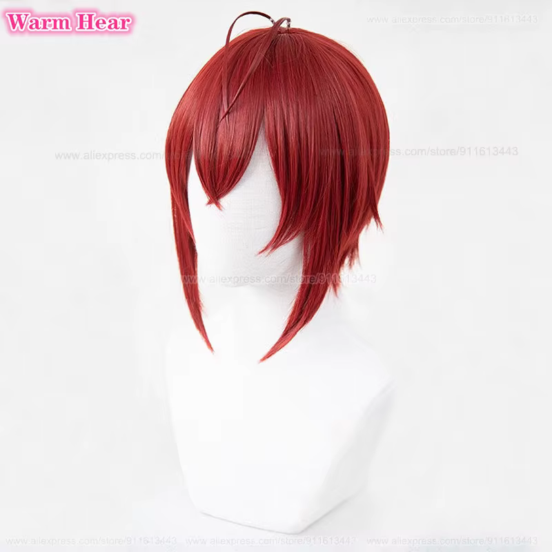 En Stock énigme Rosehearts perruque synthétique Anime 28 cm