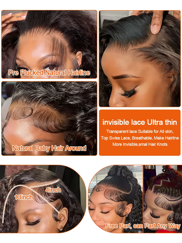Perruque Boucles Cheveux Humain