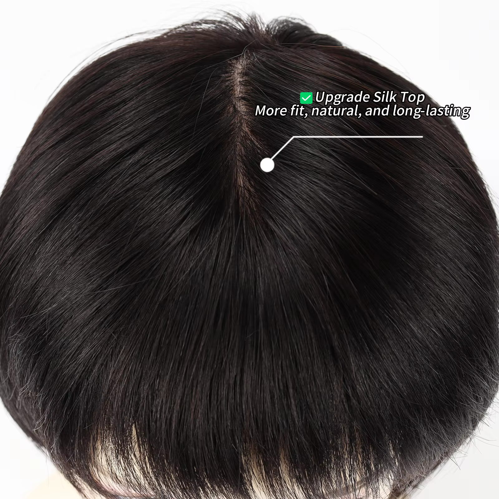 Perruque Pixie en Cheveux Humains Vierges