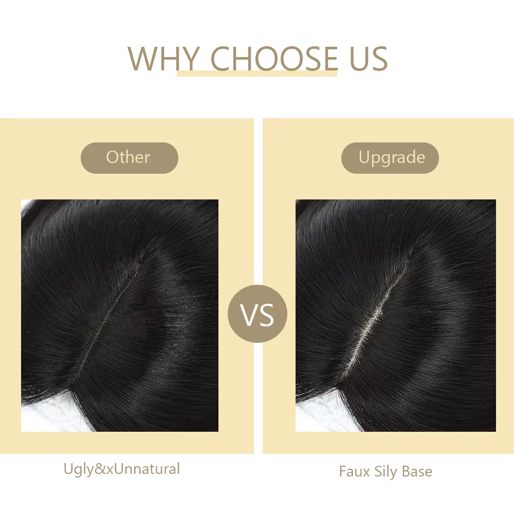 Extensions capillaires 100 % naturelles pour femmes avec frange