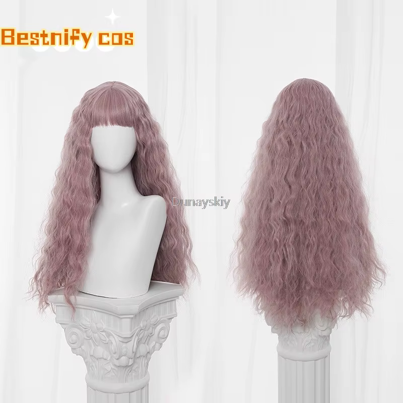 Anime NANA Reira Serizawa Cosplay perruque longue bouclée rose