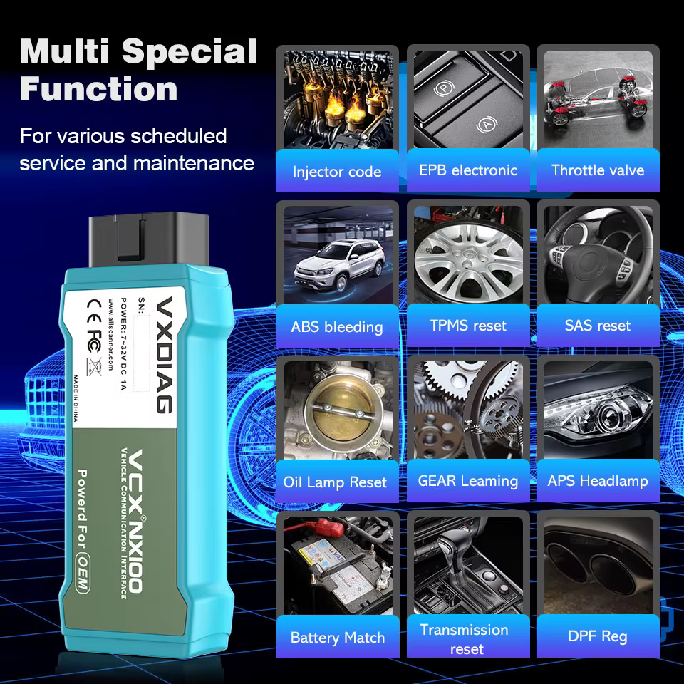 VXDIAG VCX NANO pour outil de Diagnostic VW NX100 Scanner OBD2 pour Audi pour Skoda pour Seat J2534 programmation lecteur de Code de codage ECU
