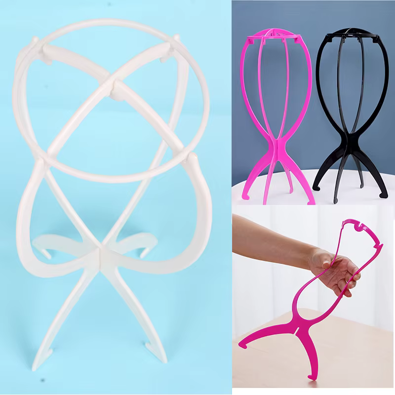 Support de perruque pliable et Portable