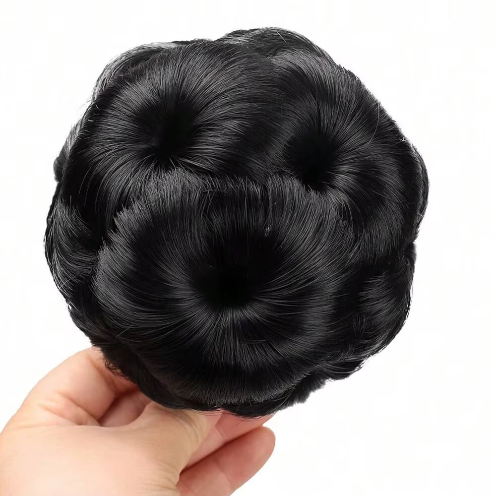 Pince à cheveux synthétique en forme de fleur