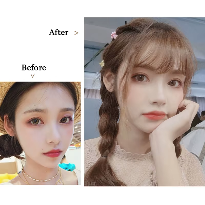 WIGSIN faux frange d'air synthétique pince-In Extension de cheveux