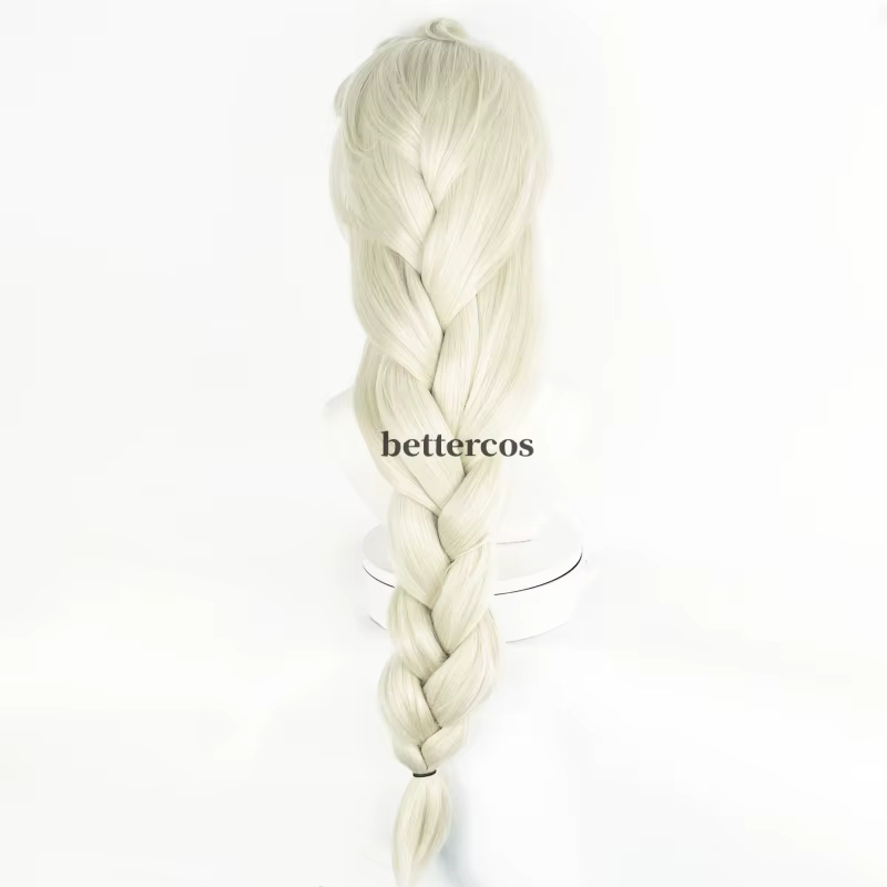Perruque Elsa synthétique tressée Blonde