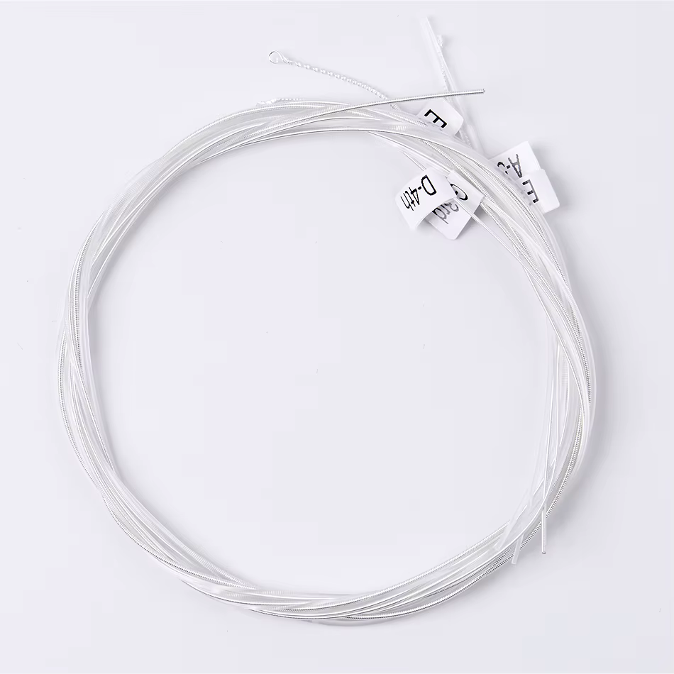 Alice AC130 guitare classique professionnelle cordes de guitare plaqué argent cuivre enroulé clair Nylon Normal haute Tension 6 cordes