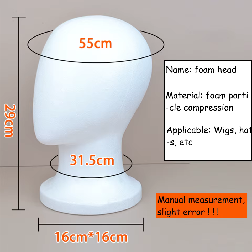 Tête de Mannequin en mousse