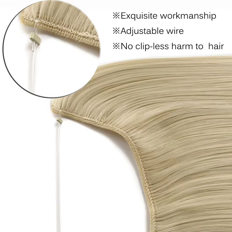 Extension de cheveux synthétiques longs pour femmes