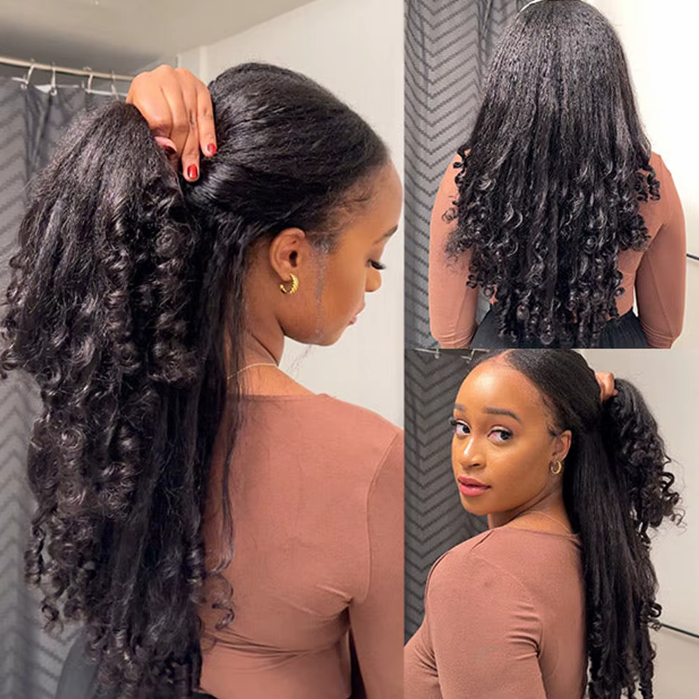 Extensions de cheveux pour tresses françaises