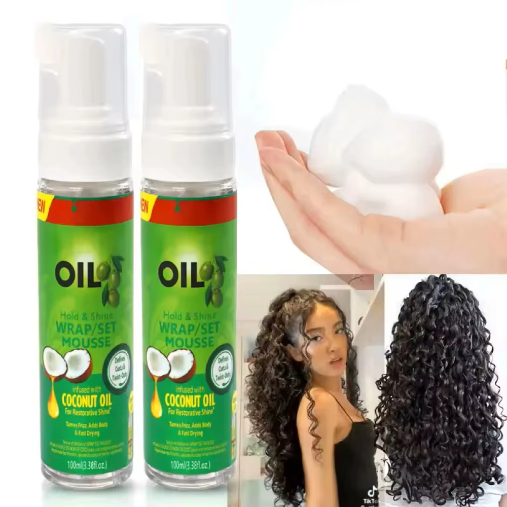Mousse pour cheveux bouclés (100 ml) pour perruques