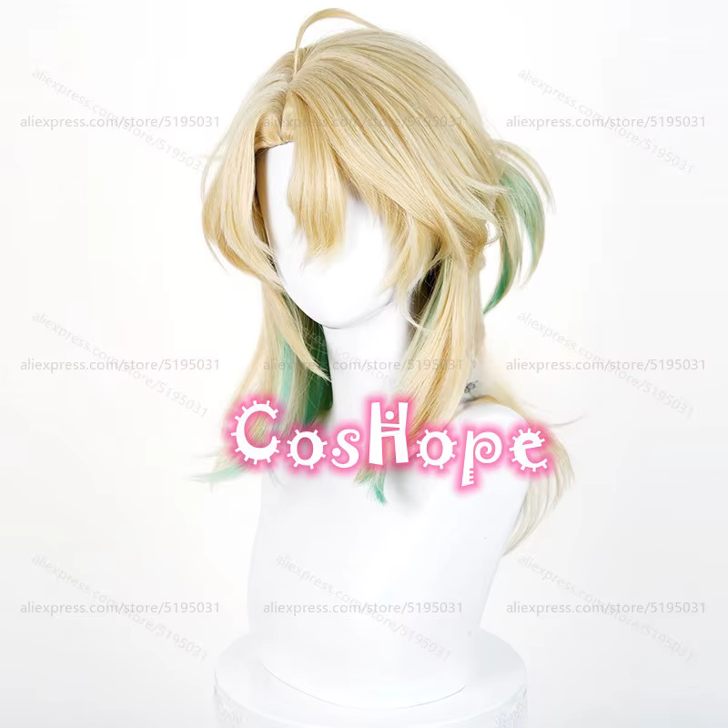Luuk Hcrsscn Cosplay perruque Herssen 45 cm courte couleur mixte