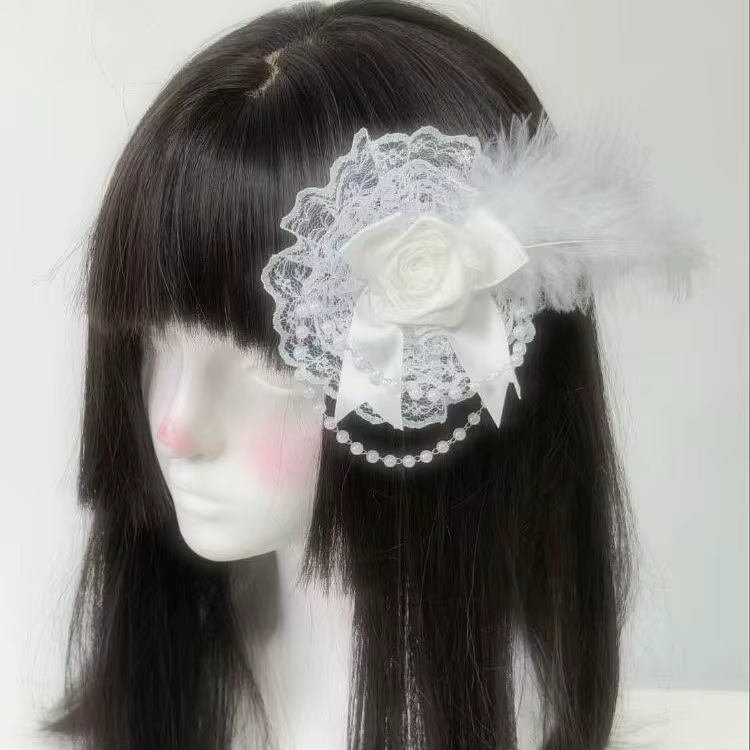 Accessoires pour cheveux Lolita gothiques rétro foncé