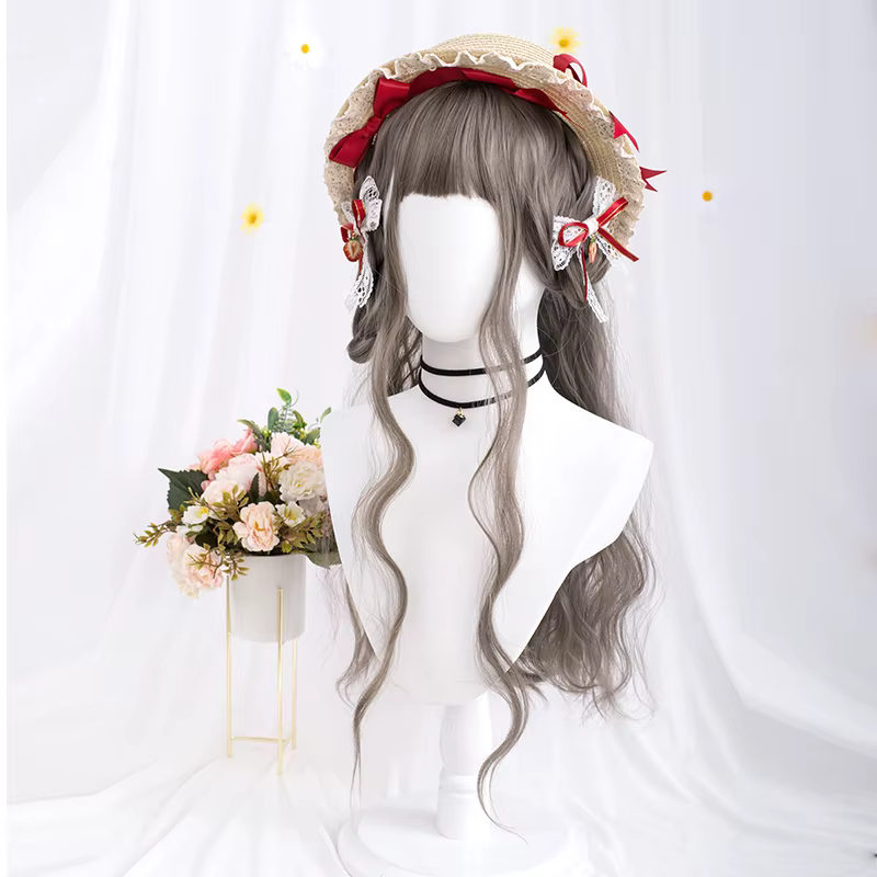 Perruque synthétique longue bouclée