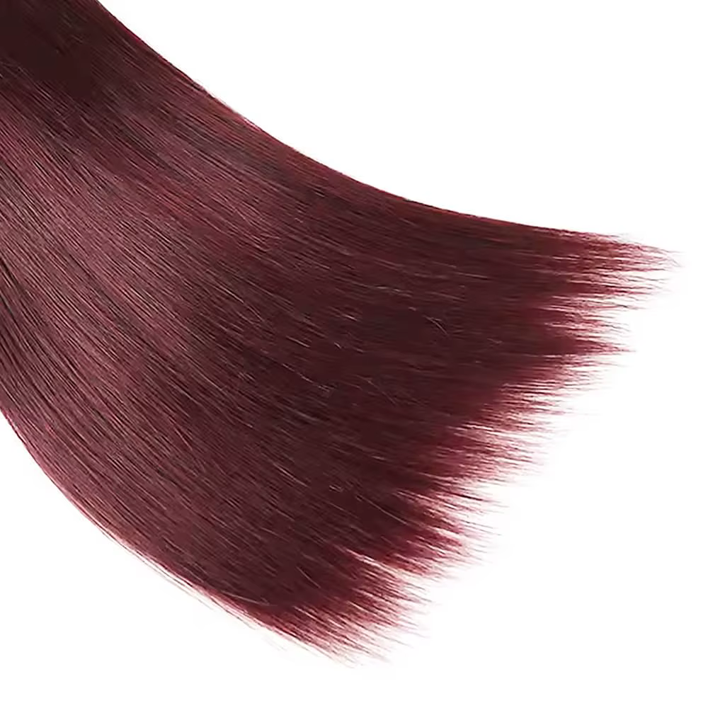 # Extensions de cheveux lisses couleur 99J