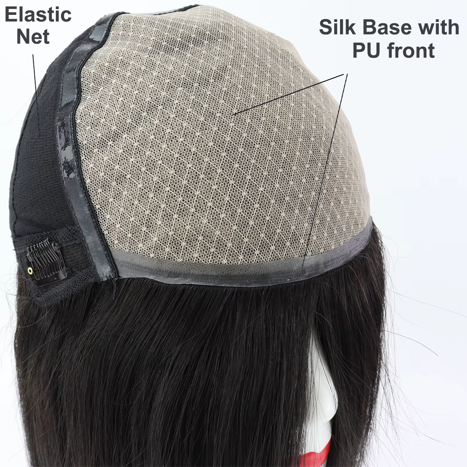 Perruque de cheveux humains ondulés naturels pour femmes