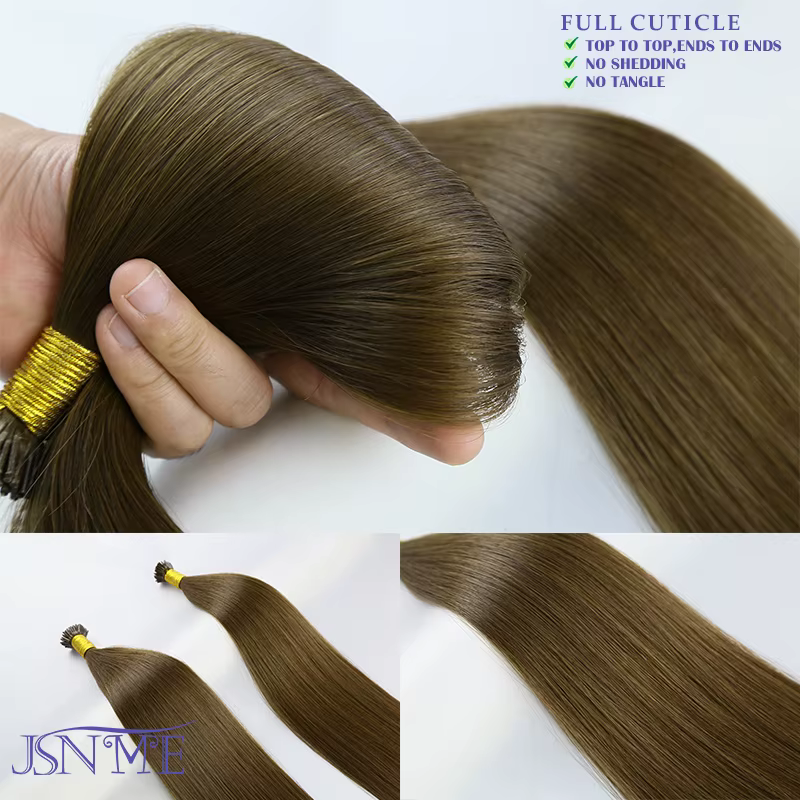 JSNcloser-Extensions de Cheveux Humains Naturels Lisses de Haute Qualité