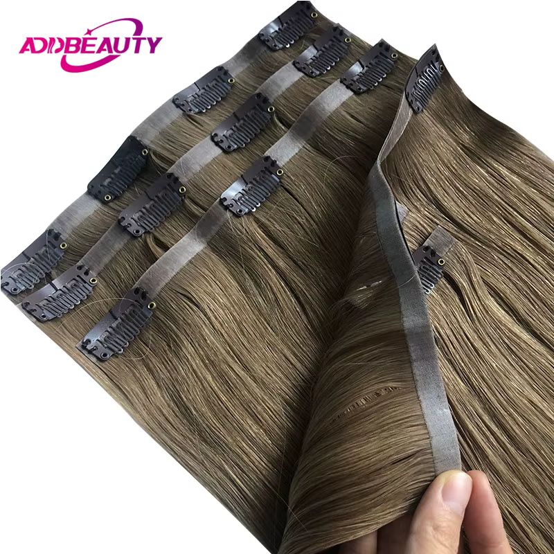 Extensions de cheveux à clipser et à coller