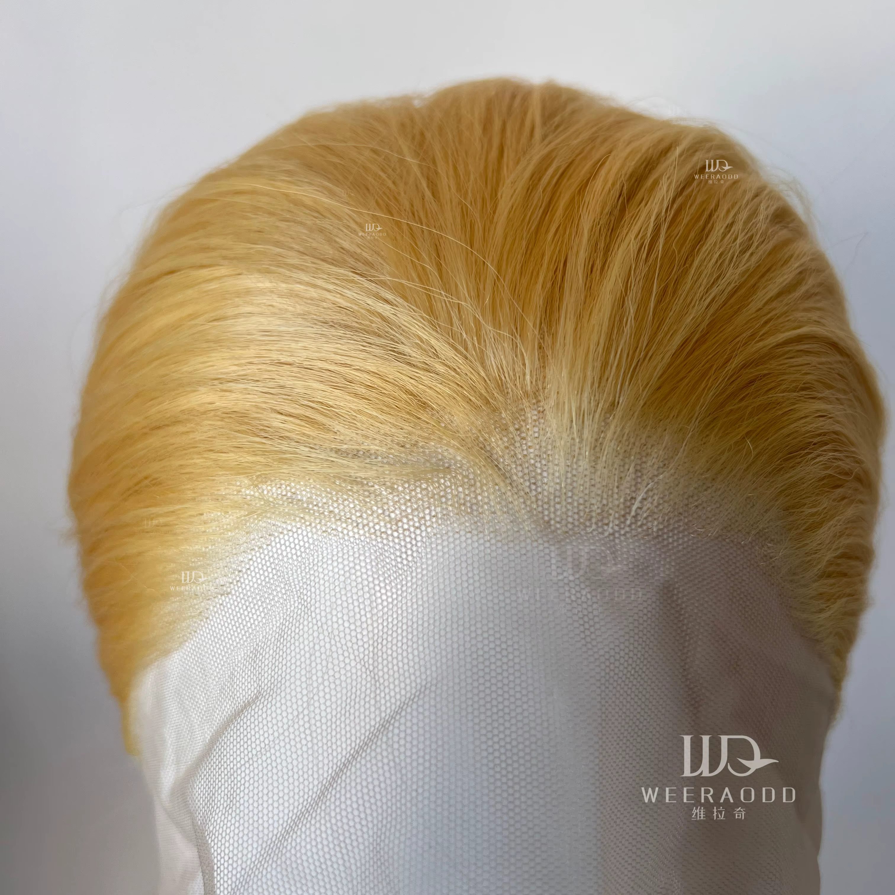 Perruque Lace Front Wig synthétique jaune 26 pouces