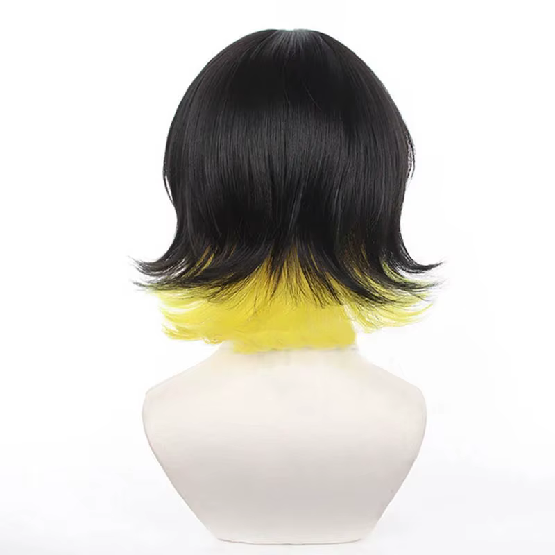 Bachira Meguru Cosplay perruque hommes résistant à la chaleur