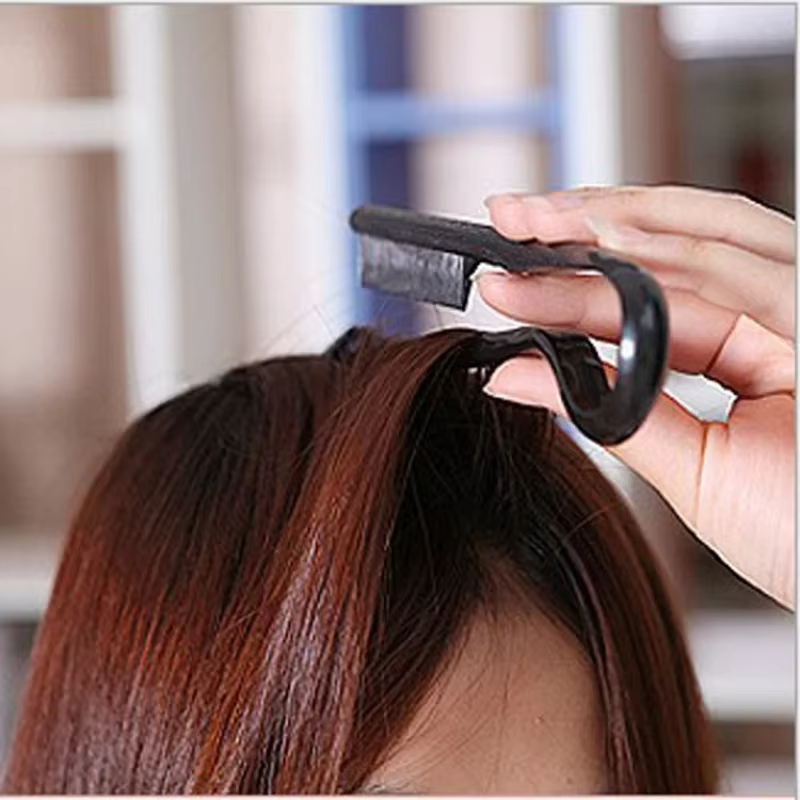 Peigne de coiffure en V