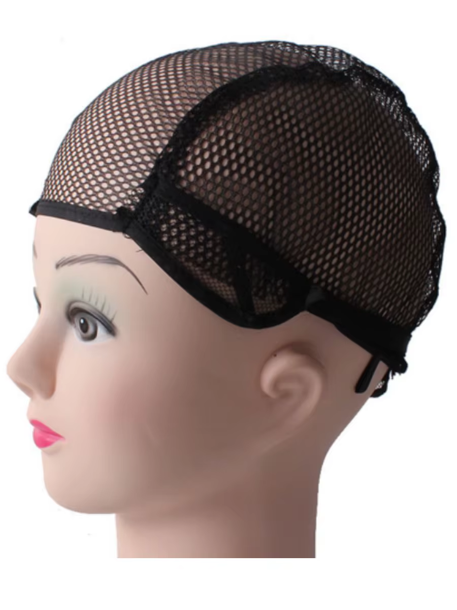 100 pièces de bonnets de perruque respirants en maille de nylon réglables