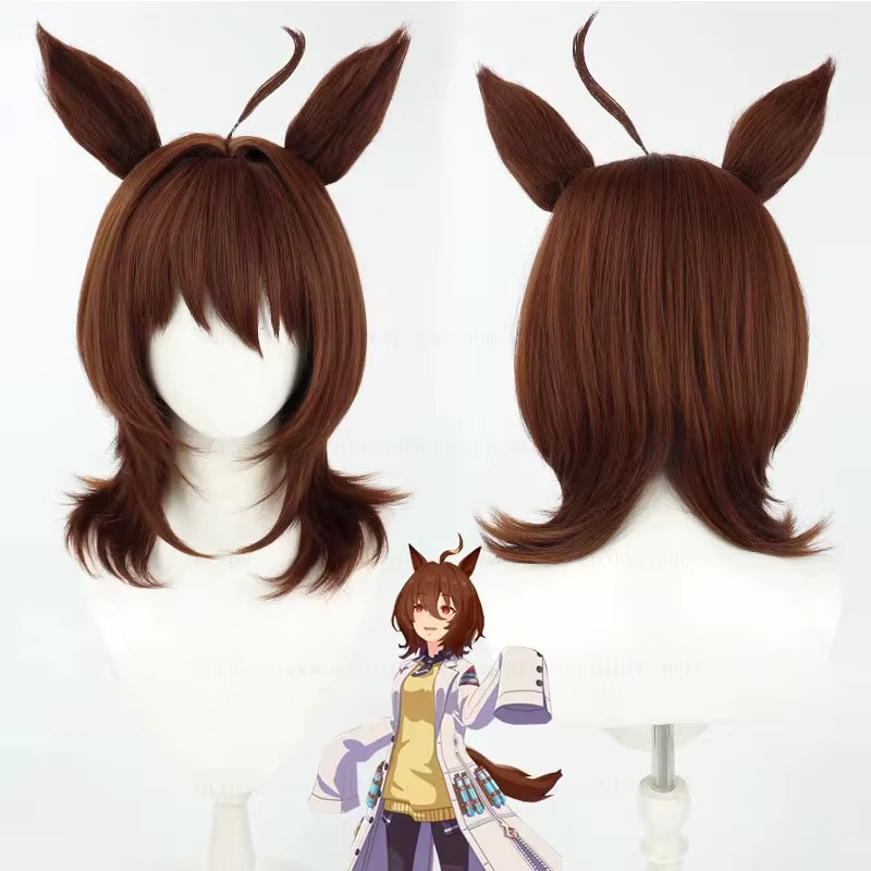 Perruque de Cosplay Uma Musume Pretty Derby Agnes Tachyon