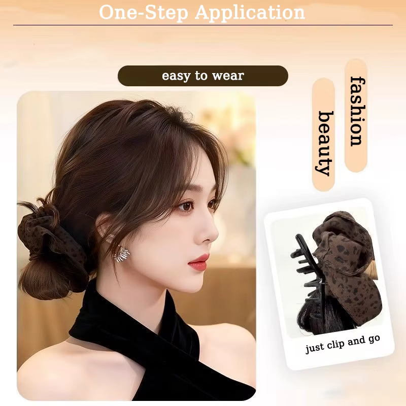 Extension de chignon synthétique en désordre