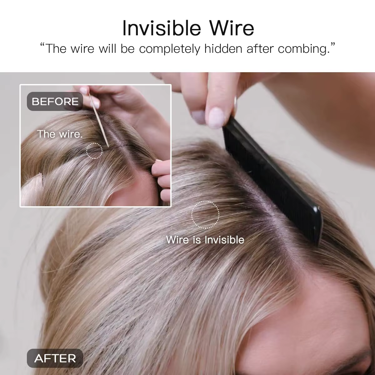 # Extensions de cheveux 613 Wire Hair