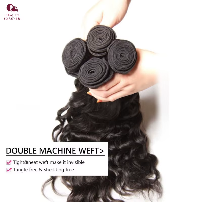 Beautyforever péruvien vague naturelle cheveux humains tisse 2/3 paquets Grade 12A