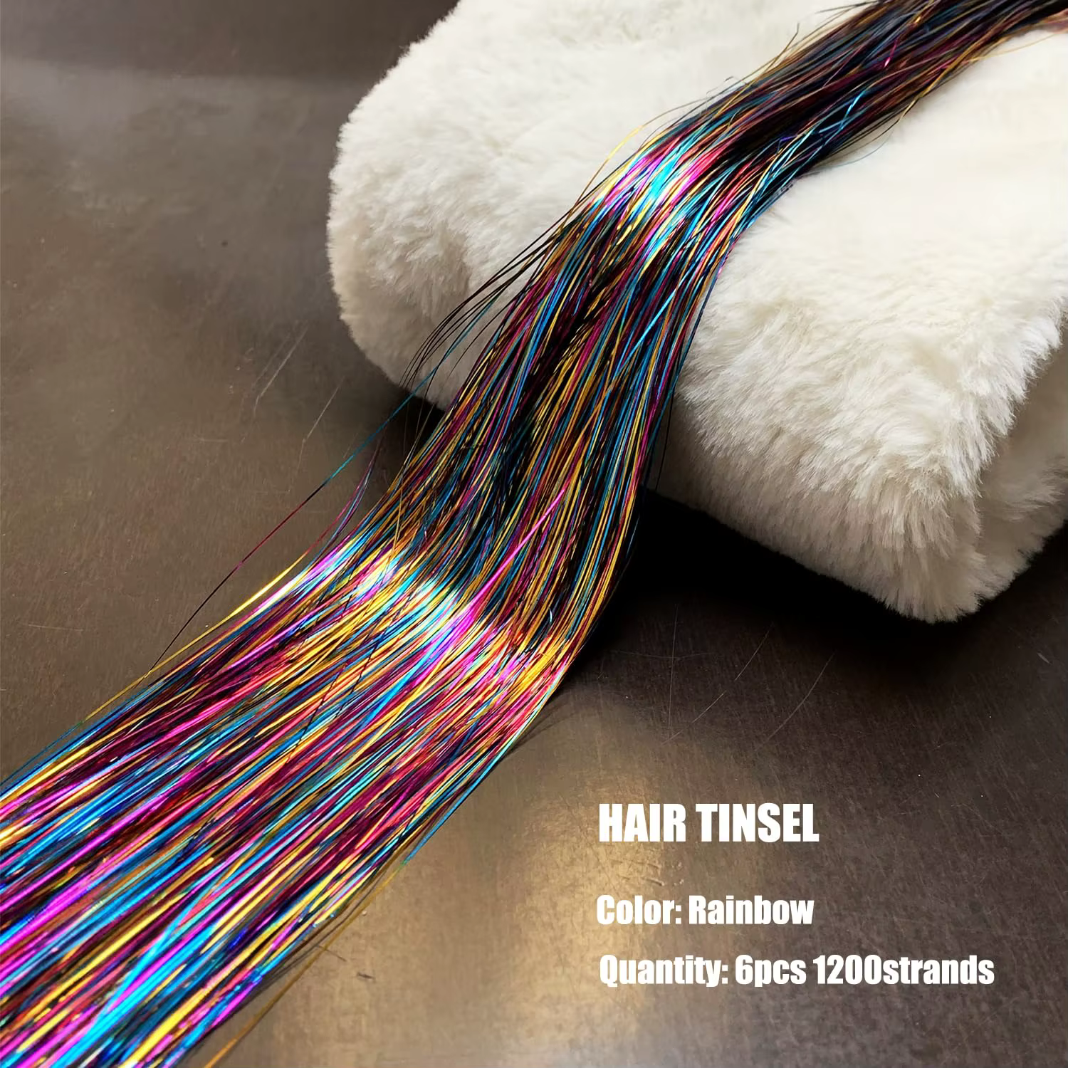 Kit de mèches scintillantes pour cheveux