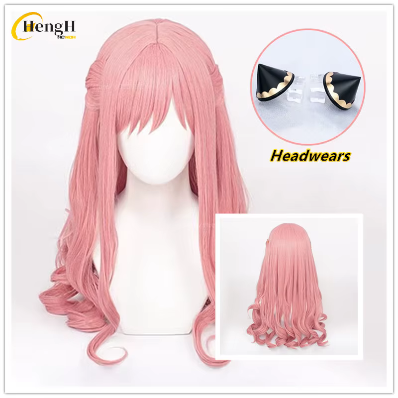 Anya Forger Cosplay Perruque Synthétique pour Femme