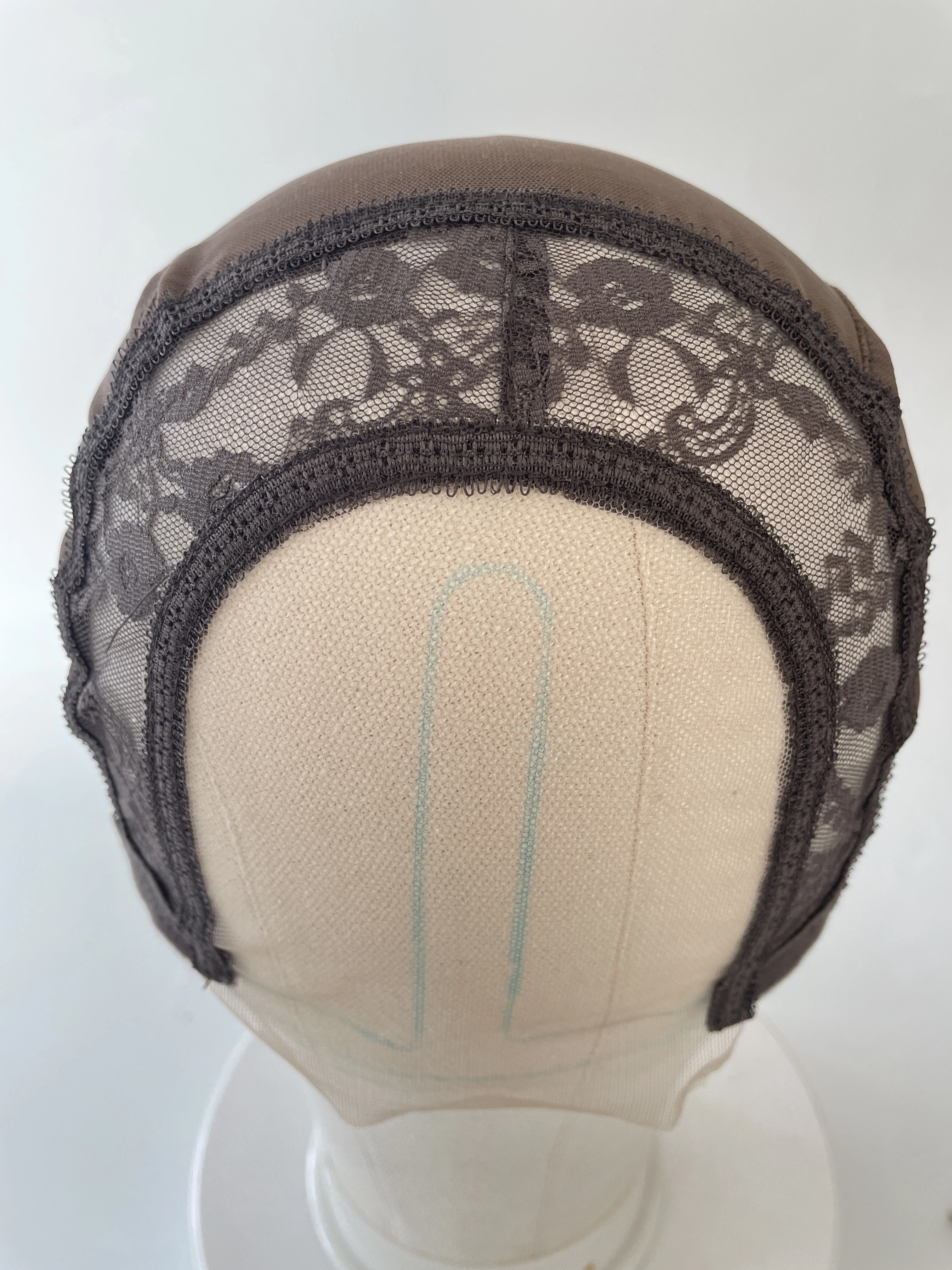 V.C. Hair-Bonnet en dentelle transparente pour perruques exécutives