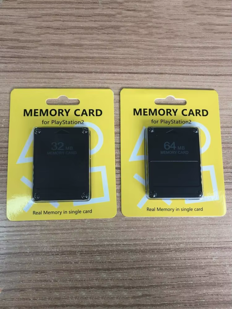 Carte mémoire Micro SD pour Sony Playstation PS2, carte mémoire noire, 64 Mo, 6 000 cartes, 10 pièces