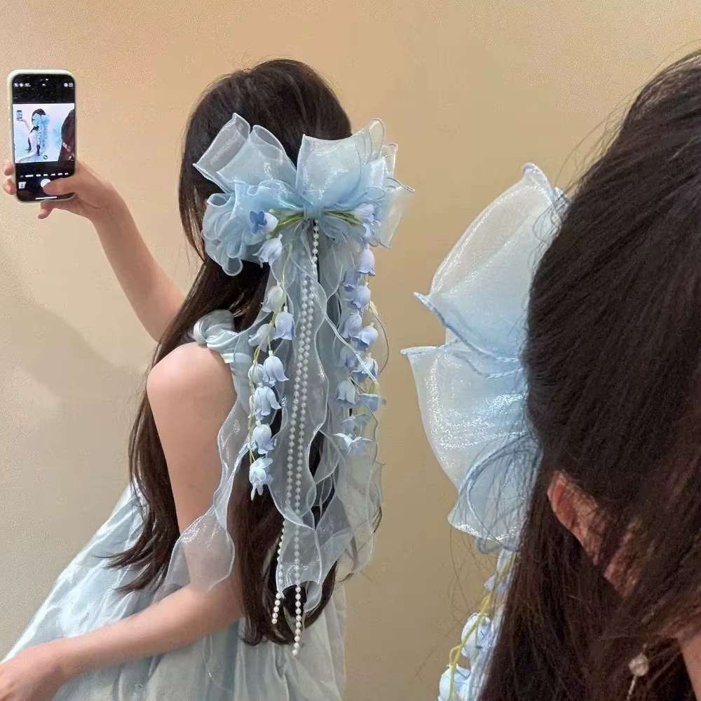 Pince à cheveux Lolita Fée Douce à fleur