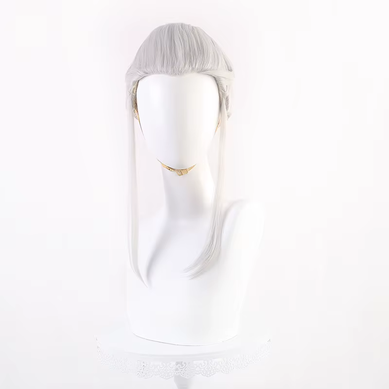 Perruque de Cosplay synthétique Demon Slayer Daki