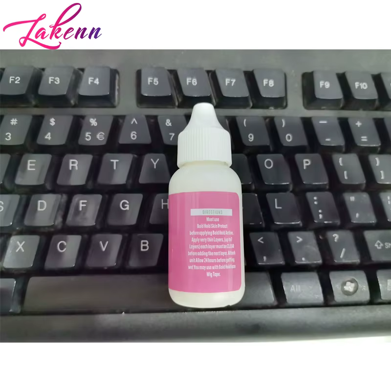Colle pour perruque en dentelle-1.3Oz, liquide imperméable, colle Invisible pour perruques, longue durée, forte tenue, colle adhésive blanche