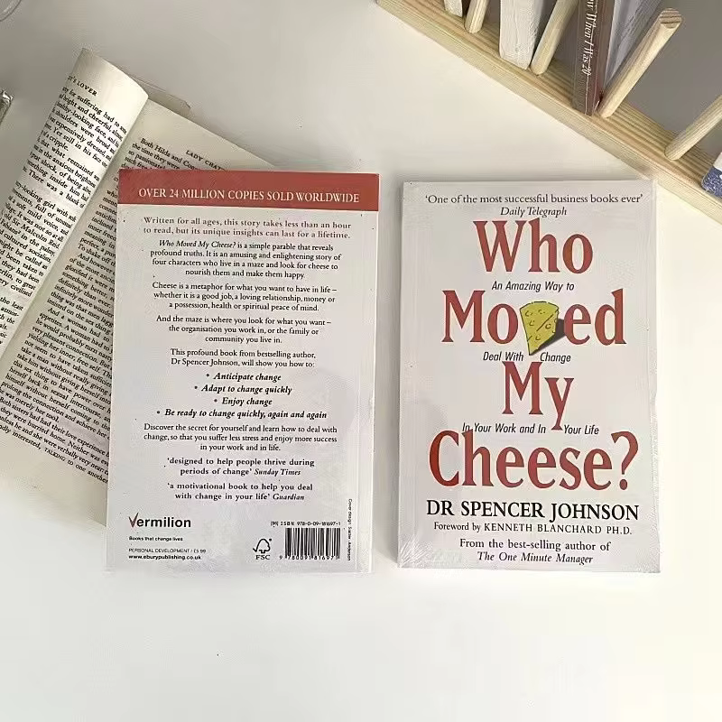 Qui déplacé mon fromage Version anglaise du roman anglais pour les enfants éducatifs livre de lecture livres de langue d'apprentissage de l'anglais