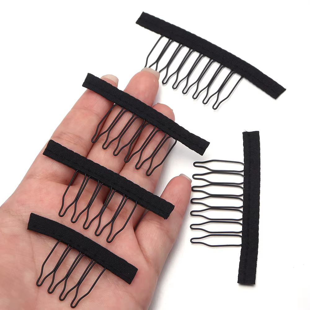 10 clips de peigne pour perruque