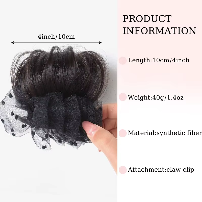 Extensions de chignon synthétiques