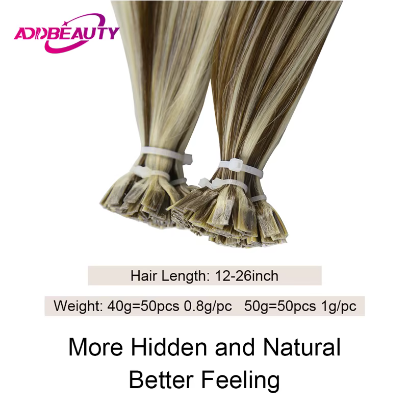 Extension de cheveux naturels lisses