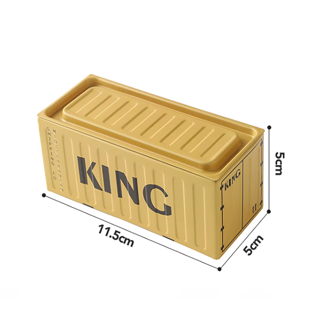 Conteneur de rangement en fer Compact, organisateur de bureau créatif, Tube de fournitures de bureau, organisateur de bureau, boîte en métal, Mini conteneur ﻿