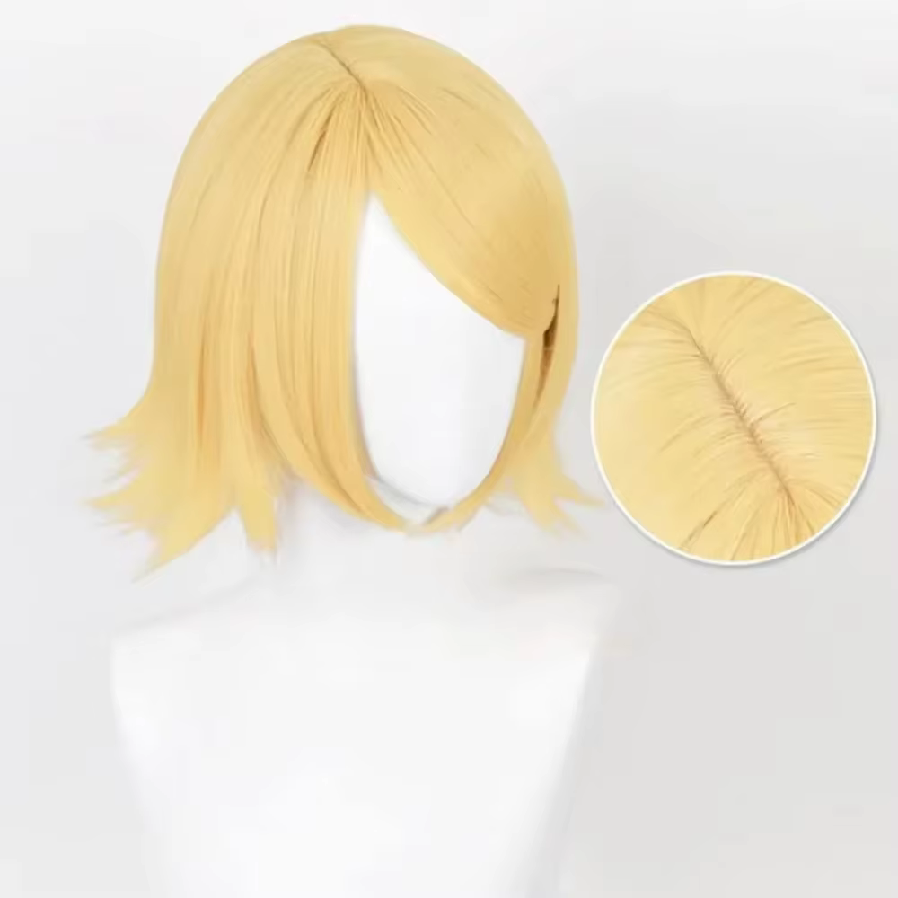 Perruque de cosplay Halloween Anime Rin Len