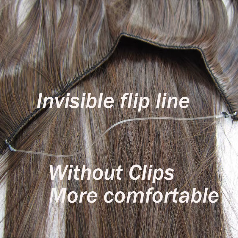 Extension de cheveux synthétiques pour femme