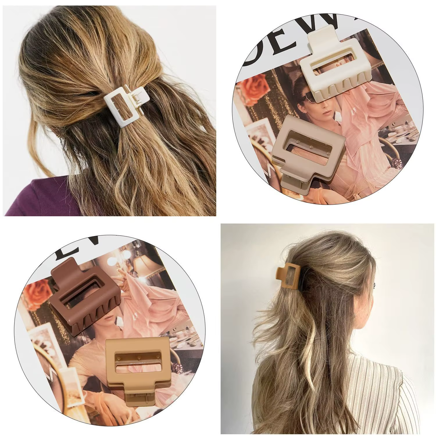Edium-Pinces à cheveux à griffes pour femmes
