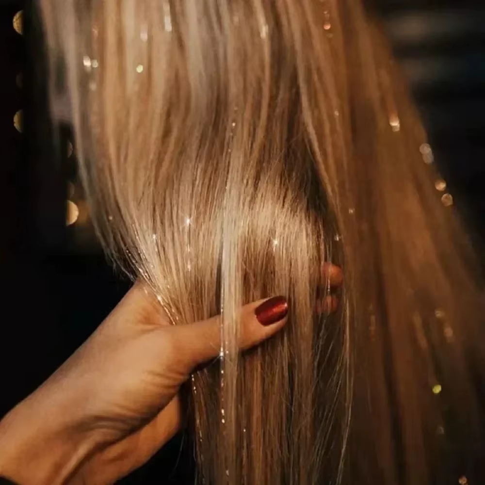 Extensions de cheveux à clipser unisexes
